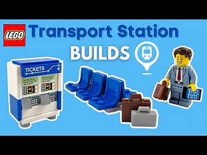 LEGO Train Station Builds!