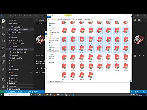 Create Sprite Animation Sheet from Separate Files with GIMP