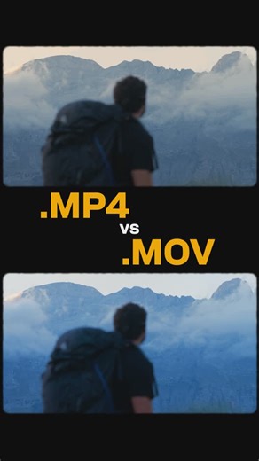 Low Light on Instagram: "The difference between MP4 and MOV👇 MP4 and MOV are two of the most common video formats—but what’s the difference, and which one is better? MP4 and MOV are just containers, meaning the quality depends on the codec used inside them. If both use H.264, the quality will be the same. That said, in most cases: • MP4 is more compressed, resulting in smaller file sizes that are easier to work with. • MOV is often used with less compressed codecs like ProRes, preserving more d