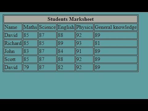 How to create Student's MarkSheet in HTML 5 AND CSS TUTORIAL \\\\{"simpleText":"Sign in"}{"simpleText":"Sign in"}{"runs":[{"text":"Save"}]}Want to watch this again later?Techno Extra{"simpleText":"Personalized"}{"simpleText":"None"}{"runs":[{"text":"Unsubscribe"}]}Techno Extra?Techno Extra?39:06{"content":"Kevin Stratvert","styleRuns":[{"startIndex":15,"styleRunExtensions":{"styleRunColorMapExtension":{"colorMap":[{"key":"USER_INTERFACE_THEME_DARK","value":4289374890{"content":"1.1M views"}{"con