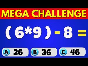 80 Mind-Blowing Math Puzzles to Skyrocket Your IQ 🧠⬆️ | Easy, Medium, Hard, Expert | Mind Games