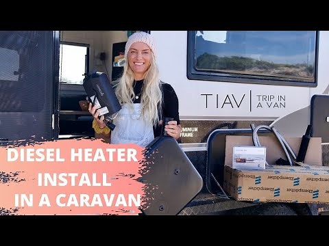 DIY DIESEL HEATER INSTALL IN AN OFFROAD CARAVAN - ROADTRIP AUSTRALIA