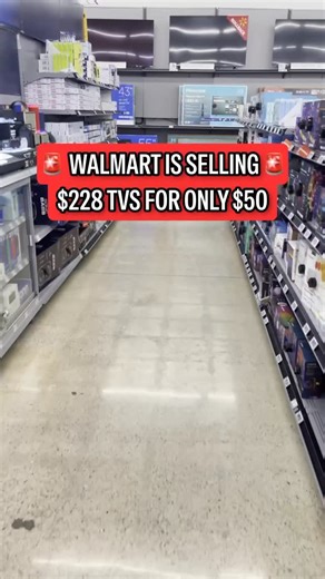 Retail World | Follow for FREE DEALS on Instagram: "Walmart discounted these $228 TVs for only $50 each 🔥🚀 Keep in mind not every store is going to have this deal 💯 If you want to find deals like these the moment they happen, comment “JOIN” and i’ll invite you to our FREE Discord group 🔥"