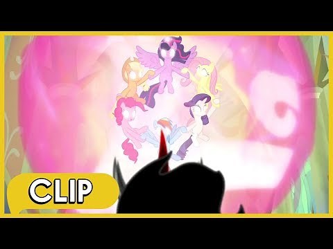 Discord's Sacrifice / The Mane Six Defeat King Sombra - MLP: Friendship Is Magic [Season 9]