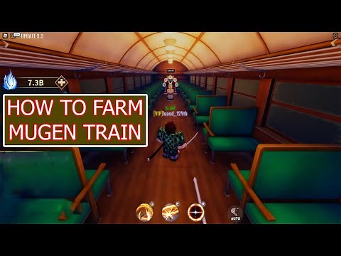 Demon Soul Simulator - How to Farm Mugen Train get a lot of souls