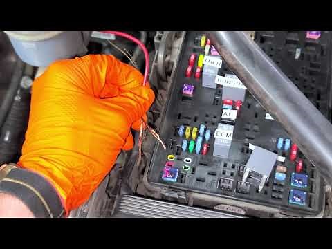 2018 Chevy Silverado Starter Relay & Fuse, Ignition Switch Bypass for Starter Testing