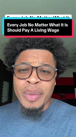 I cannot believe that people are saying that job should not be paying a living wage but if somebody is working a full time job then the least that job should be paying is $25 an hour based off the average living cost in that area and there should be no reason why a company cannot pay that but someone flipping burgers or bagging your groceries should absolutely be able to afford to pay rent and own a car because somebody working a full time job should be able to afford basic living necessities