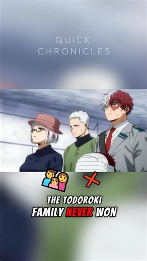 Why the Todoroki Family Never Truly Won #mha #shorts