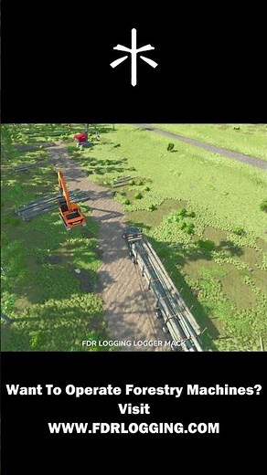 Log Loader Loading Long Logs - Farming Simulator - FDR Logging