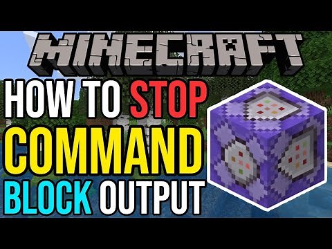 How To Disable Command Block Output