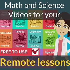 Teachers, StudyPug.com makes your remote math and science lessons easier. 🥇 massive video lessons libraries for your class 💯 integrated practice for each lesson ✨ easy and simple setup 🎡 no cost and no commitment! We want to help all teachers affected by school closures, try free today and simplify next week's class! Get started https://www.studypug.com/for-teachers/ | StudyPug.com