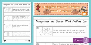 Multiplication and Division Word Problems (Stage 7-8 / Phase 3)