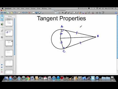 Properties of Tangent Lines