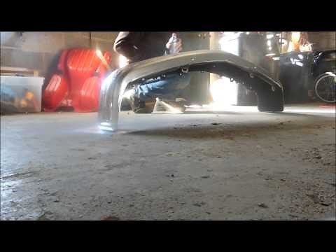 Painting a bumper with Dupli-Color Chrome paint