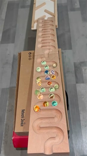 #MarbleRun #SnakeTrack #RainbowMarbles
