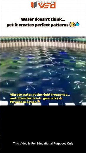 Water Creates PERFECT Geometry 😳💧 This Is Pure Physics! #shorts