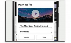 You can now download videos directly from Opera Mini