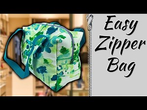 Sew Your Own Adorable Zipper Bag – Easy Tutorial for Beginners! | The Sewing Room Channel