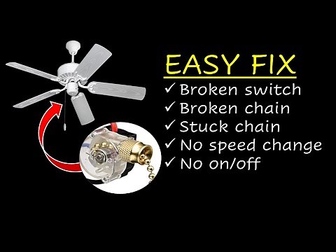 Ceiling Fan Switch Repair (EASY FIX) WU PIN type (E198635)