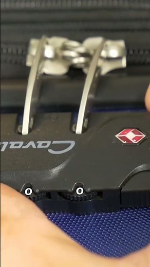 unlock forgotten suitcase lock password