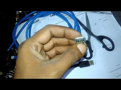 how to make a long usb extention cable at your home using cat6 cable