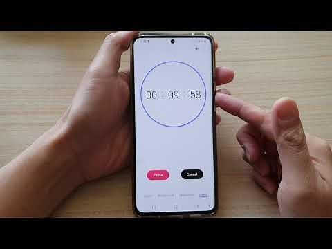 Galaxy S21/Ultra/Plus: How to Use a Stopwatch / Timer