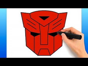 How To Draw The Autobots Logo From Transformers (Easy Drawing Tutorial)