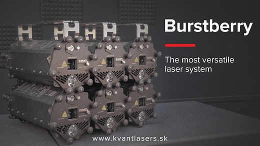 Small in size, but mighty when it comes to its functions and performance. Burstberry may be the next laser system from KVANT to inspire many others, same as did Clubmax a few years back. Watch this nicely made video that presents all Burstberry features, explains its advantages and also shows some lasering with several Burstberries. Product info: https://www.kvantlasers.sk/product/Burstberry | KVANT