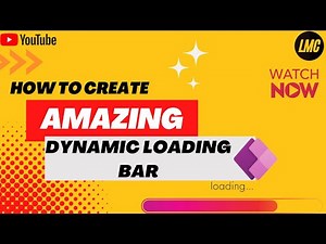 Tutorial on Dynamic Loading Bar | Spinner | Power Apps | Canvas
