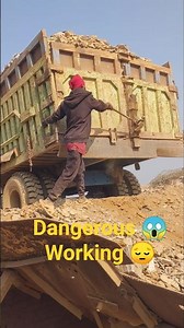 Unloading in hammer Action 🔨 Crushers stone working #stonecrusher #rockcrusher