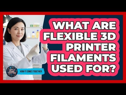 What Are Flexible 3D Printer Filaments Used For?