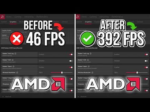 🔧 AMD RADEON SETTINGS: BEST SETTINGS TO BOOST FPS FOR GAMING 🔥 | Optimize AMD ✔️