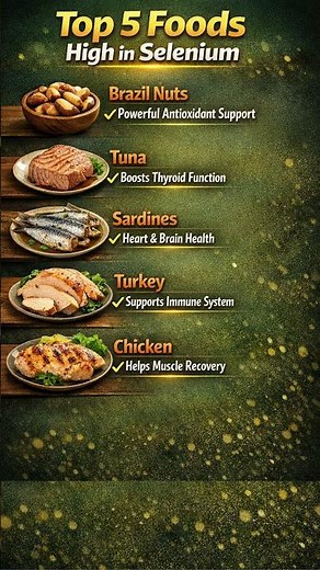 Top 5 Foods High in Selenium #healthylifestyle #healthyeating