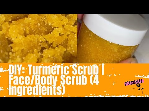 DIY: Turmeric Scrub | Face/Body Scrub (4 Ingredients)