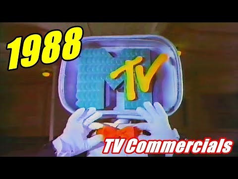 1988 MTV Commercials - 80s Commercial Compilation #2