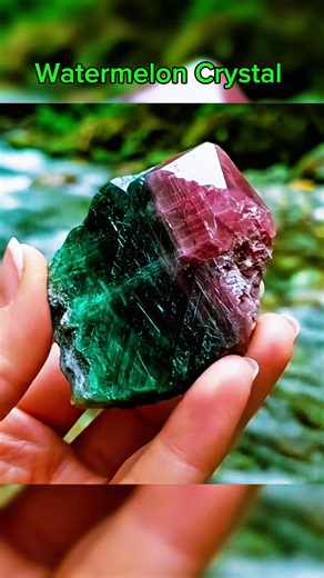 Beautiful Minerals Watermelon #gemstone #gems #crystals #mineralhunting #america #jewellery #europe