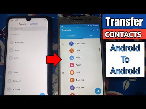How to Transfer Contacts From Android To Android