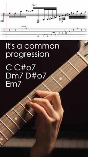 Diminished Arpeggio Combo Jazz Lick - Cahaya Beginner Guitar