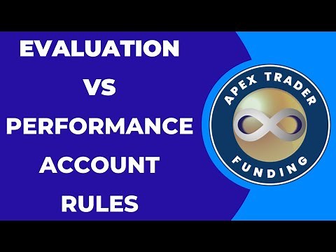 Apex Trader Funding - Evaluation vs Performance Account Rules and Differences