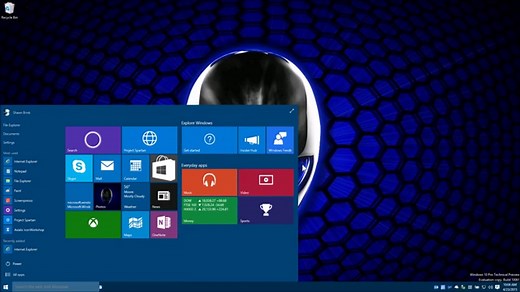 Resize Start Menu in Windows 10