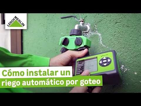 Cómo instalar un riego automáatico por goteo | Guía paso a paso | LEROY MERLIN
