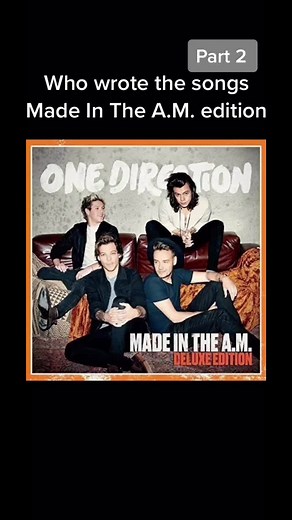 One Direction A.M. Album Songwriters Revealed