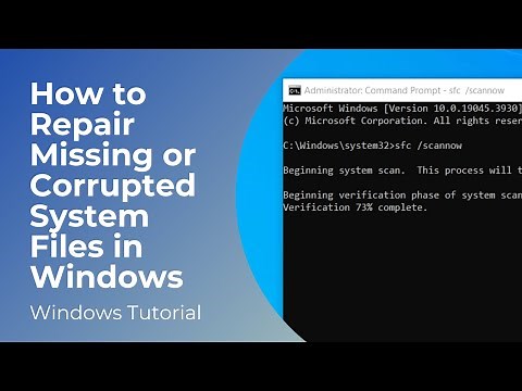 How to Repair Missing or Corrupted System Files in Windows 10/11
