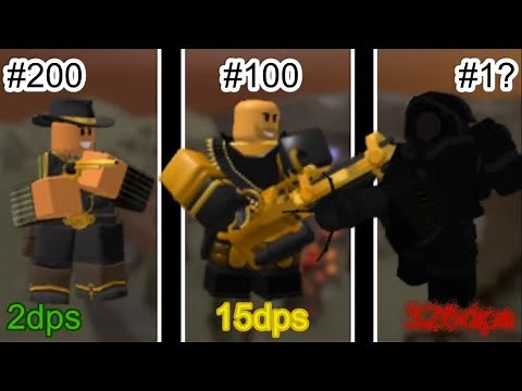 Every Tower's DPS at EVERY LEVEL in TDS Tower Defense Simulator