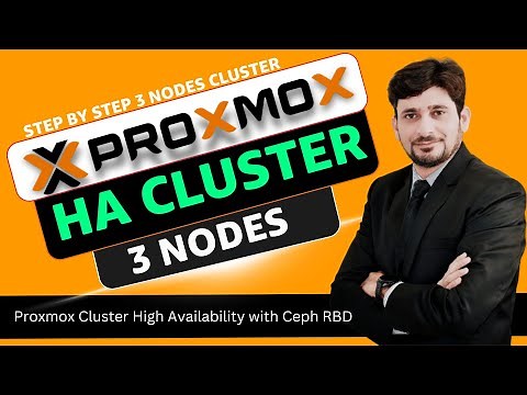 How to Create a 3-Node Proxmox Cluster for High Availability | Step-by-Step Guide