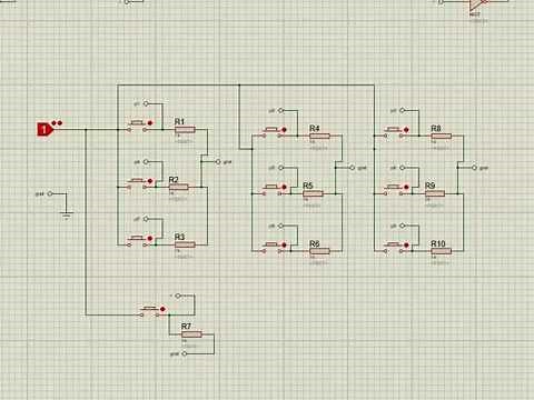 Implementing a Tic Tac Toe game using Digital Logic pt1 (Proteus Simulation)
