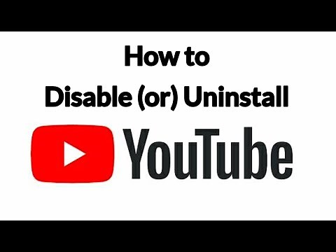 How to Disable (or) Uninstall YouTube App on Your Phone || Android Website Tips || #youtube