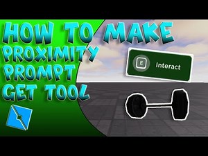 How to make a Proximity Prompt Tool Giver - Roblox Studio