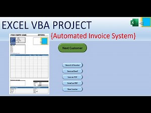 Automated Invoice System | Excel VBA Project