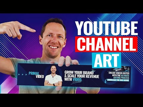 How to Make a YouTube Banner (UPDATED YouTube Channel Art Tutorial!)